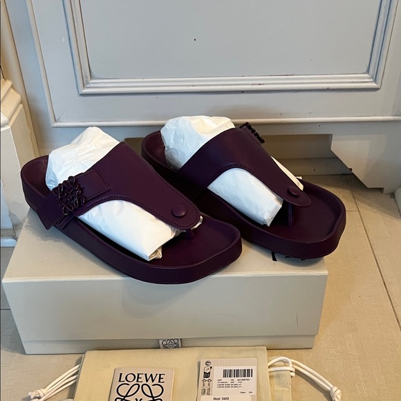 Loewe Shoes - Loewe ease thong sandals